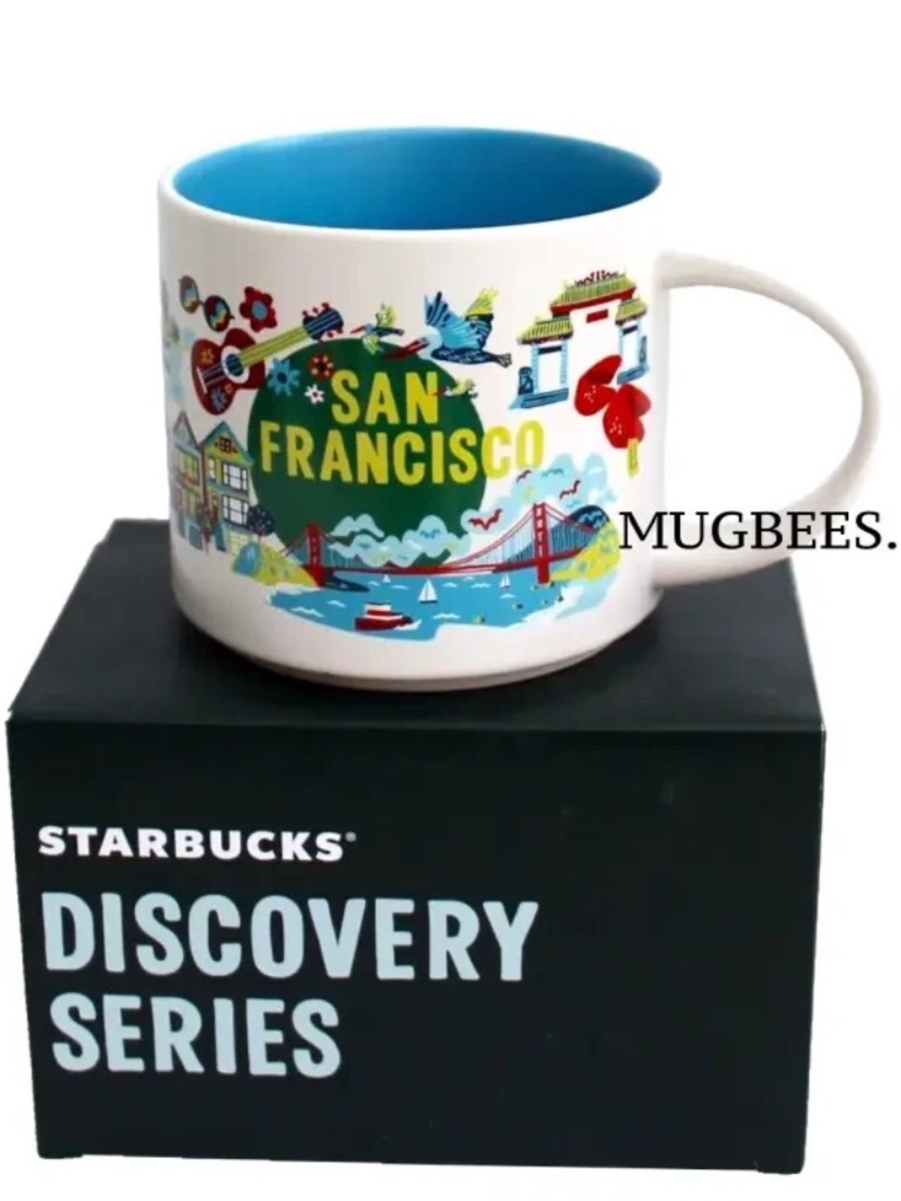 Starbucks Discovery Series San Francisco Ceramic Coffee Cup Mug 14 oz NEW
